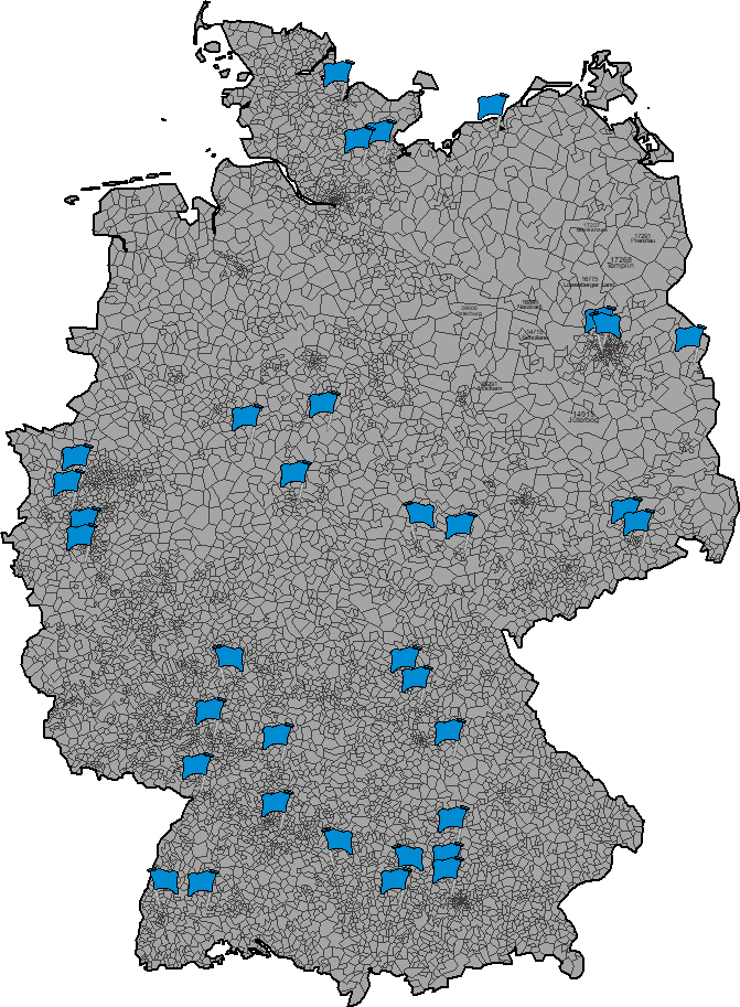 Installation partner map Germany